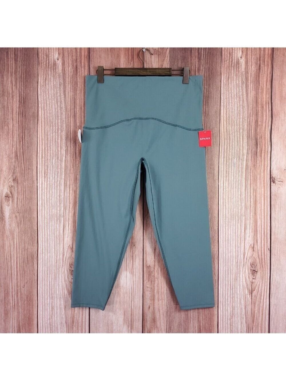 Spanx Active 7/8 Leggings Womens 2X Booty Boost Cropped North Atlantic 50186P